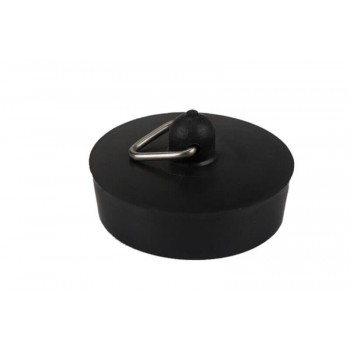 Plug Bath & Sink Plastic Black