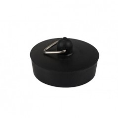 Plug Bath & Sink Plastic Black