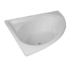 Corner Bath White