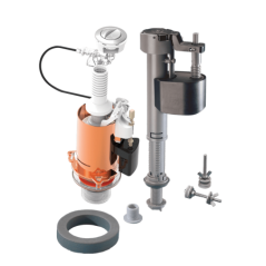 Close Couple Dual Flush Mechanism