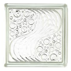 Glass Block Ocean Wave