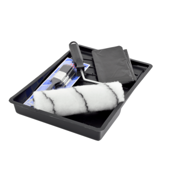 Paint Roller Tray Set, Brush Set & Drop Sheet