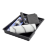 Paint Roller Tray Set, Brush Set & Drop Sheet