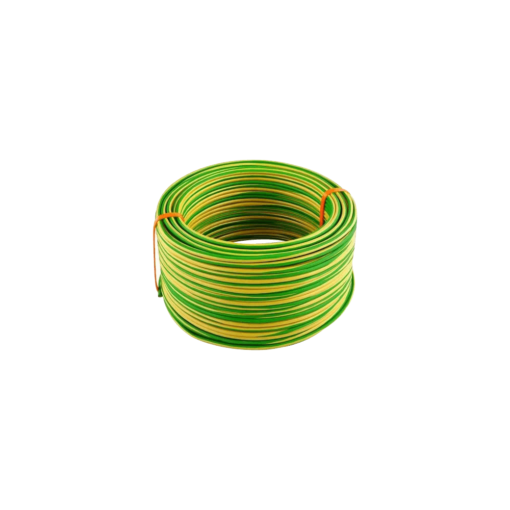 Housewire Sabs Green & Yellow 4mm/10m Housewire Sabs Green & Yellow 4mm/10m