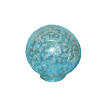 Ceiling Bowl Sabs Semi Sced Amber 200mm