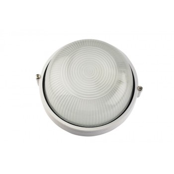Bulkhead Plain Round White