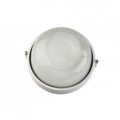 Bulkhead Plain Round White