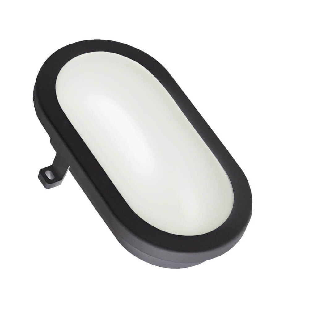 Led Bulkhead Waco Oval Small 6w Blk Led Bulkhead Waco Oval Small 6w Blk