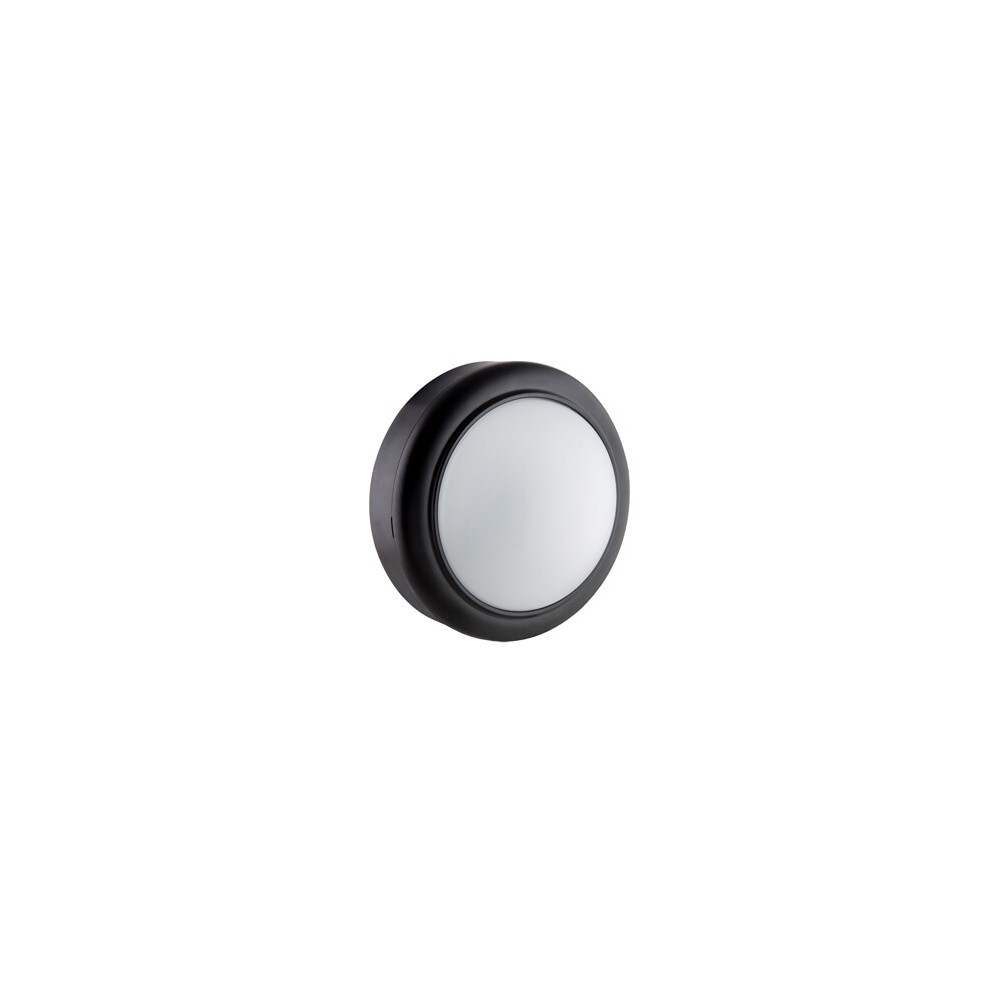 Led Round Bulkhead 140mm Black 1x8w Led Round Bulkhead 140mm Black 1x8w