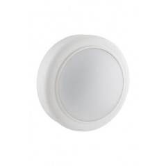 Led Round Bulkhead 140mm White 1x8w