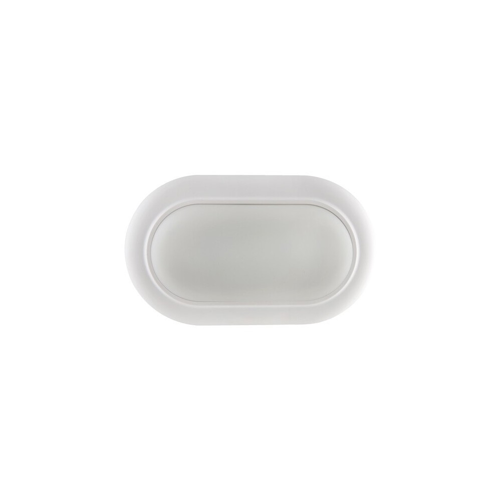 Led Oval Bulkhead 170mm White 1x8w Led Oval Bulkhead 170mm White 1x8w