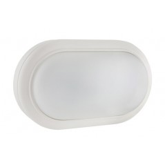 Led Oval Bulkhead 221mm White 1x15w