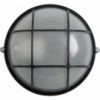 Bulkhead Black Large Round Aluminium