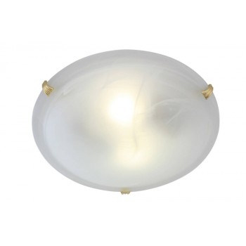 Ceiling Fitting Small Es 2 X 60w Polish Brass