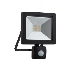 Led 20w Floodlight & Sensor Black 4000k