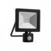 Led 20w Floodlight & Sensor Black 4000k