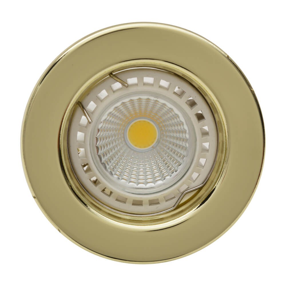 Downlight Dichroic 12v 50w Polished Brass Downlight Dichroic 12v 50w Polished Brass