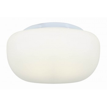 Cheese Square Ceiling Light 250mm White