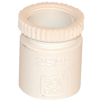 Male Adaptors Sabs Pvc 25mm Quantity:5