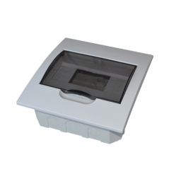 Distribution Board Pvc Flush Din Rail 8 Way