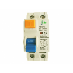 Earth Leakage Din Rail 63a Double Pole