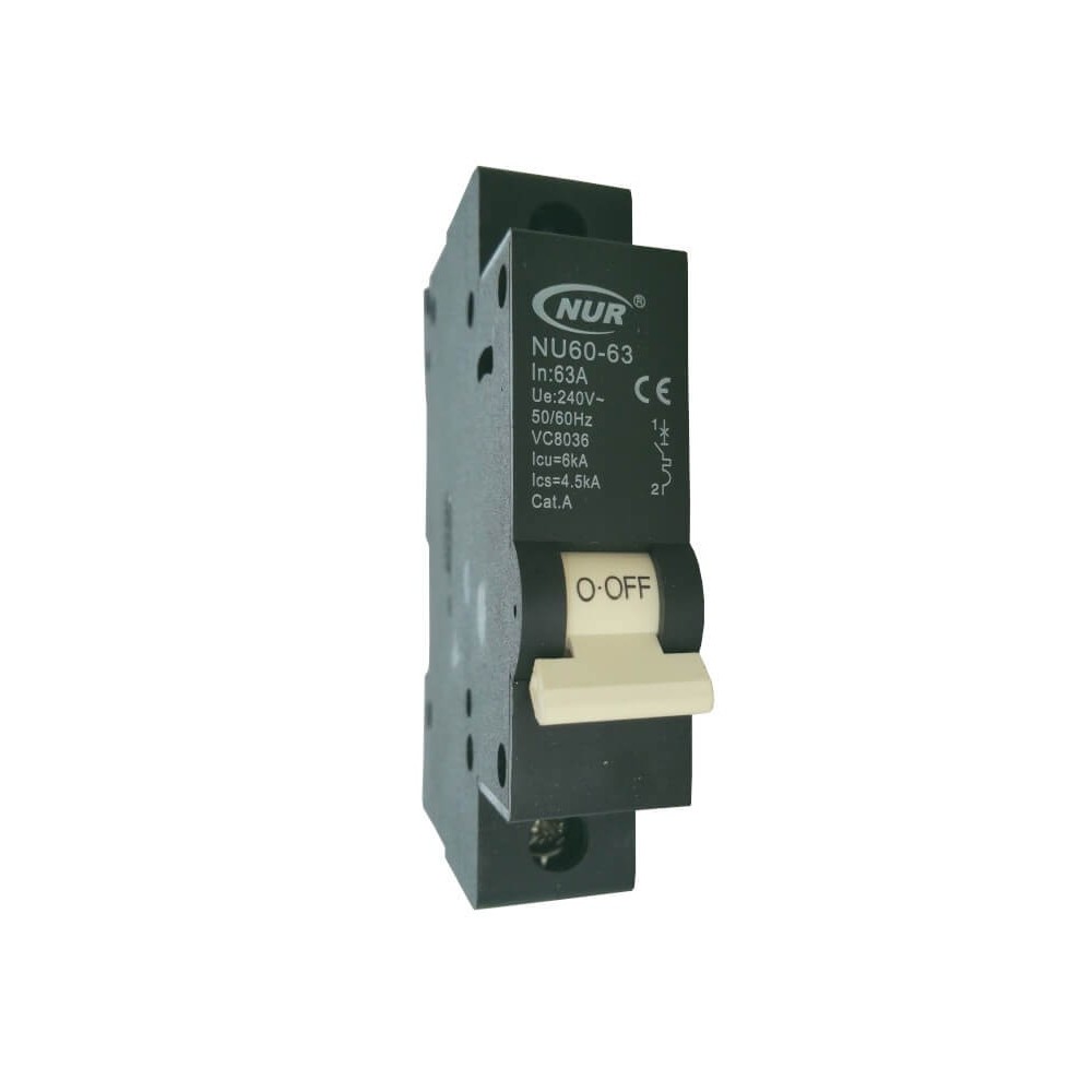 Circuit Breaker Mini Rail 63a 6ka Circuit Breaker Mini Rail 63a 6ka