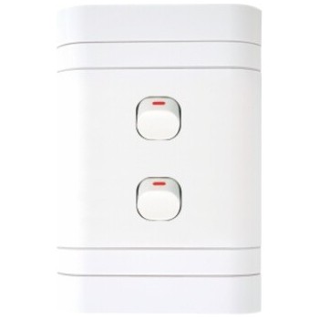 Light Switch 2 Lever 1 Way