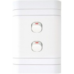 Light Switch 2 Lever 1 Way
