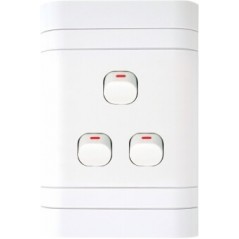 Light Switch 3 Lever 1 Way