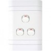 Light Switch 3 Lever 1 Way