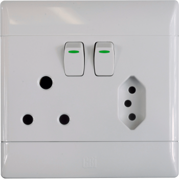 Switch Plug Euro Vertical Cbi