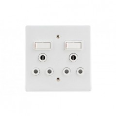Switch Plug & Cover Double