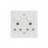Switch Plug & Cover Double