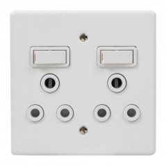 Switch Plug Crabtree Twin