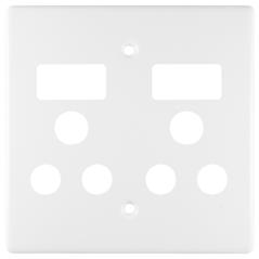 Switch Plug Crabtree Twin Cover Plate
