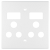 Switch Plug Crabtree Twin Cover Plate