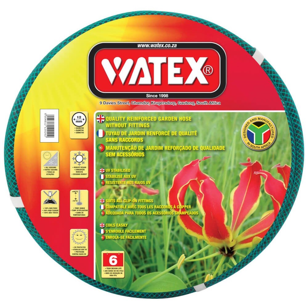Watex Garden Hose 30mx12mm 6yr Watex Garden Hose 30mx12mm 6yr