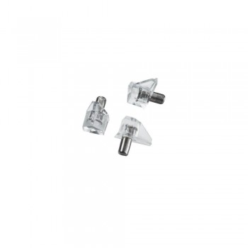 Shelf Safety Stud, Clear, 10mm X 9mm