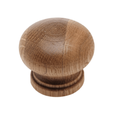 45mm Knob Oak Lacquered