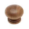 45mm Knob Oak Lacquered