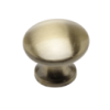 Antique Brass Mushroom Knob