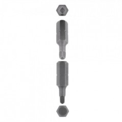 Eureka Square Drive Bit 3-7mm Screws 25mm Quantity:3