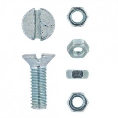 Eureka Machine Screw & Nut 4x12mm Quantity:20