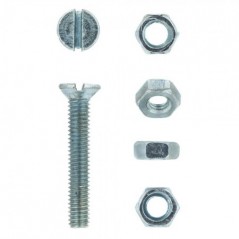 Eureka Machine Screw & Nut 4x25mm Quantity:20