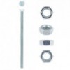 Eureka Machine Screw & Nut 5x12mm Quantity:15