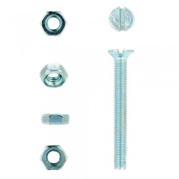 Eureka Machine Screw & Nut 3x25mm Quantity:20