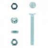 Eureka Machine Screw & Nut 3x25mm Quantity:20