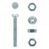 Eureka Machine Screw & Nut 4x30mm Quantity:15