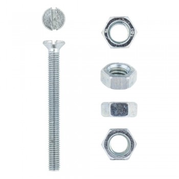 Eureka Machine Screw & Nut 5x50mm Quantity:10