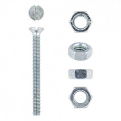 Eureka Machine Screw & Nut 5x50mm Quantity:10